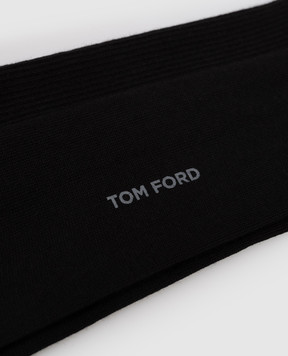 Tom Ford Черные гольфы с монограммой KKS001YMC045