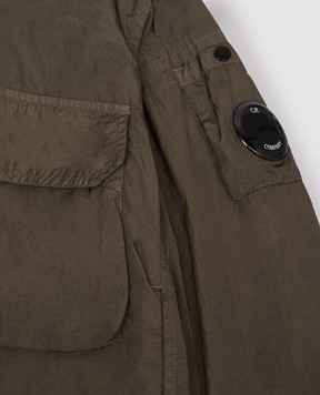 C.P. Company Дитяча вітровка кольору хакі CUS01RL3C0048