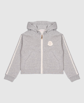 Moncler ENFANT Детская утепленная серая спортивная куртка L29548G00017899PS