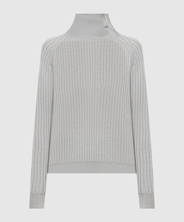 Allude Свитер из шерсти и кашемира с молнией 26517621