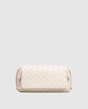 Bottega Veneta Бежевая кожаная сумка кросс-боди Notturno 843893VCPP0