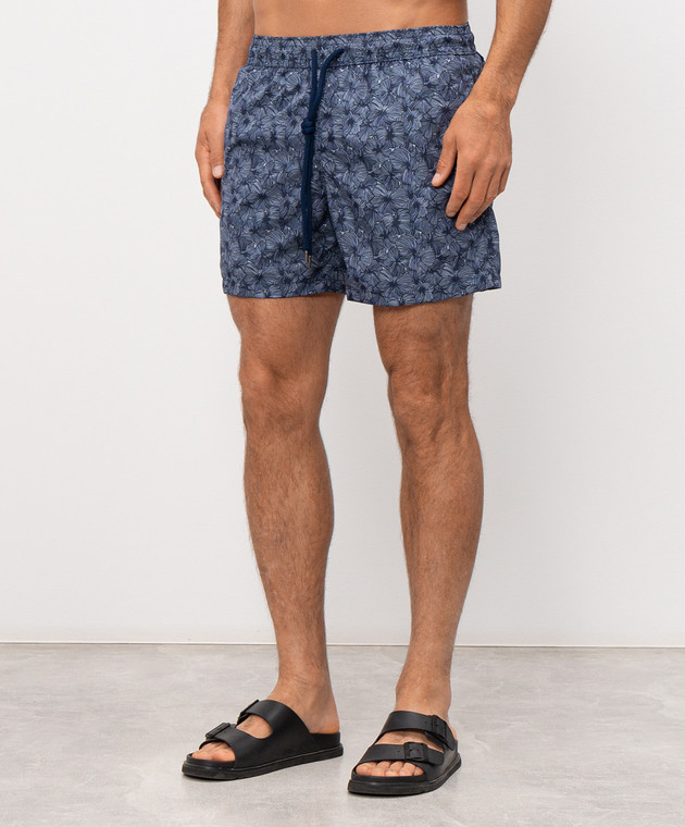 Pini Parma Сині шорти для плавання в принт 6059471 зображення 2