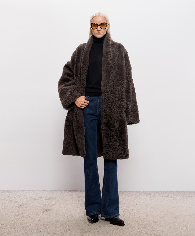 Tom Ford Коричневая дубленка CPF719FUX164 изображение 2