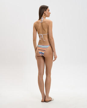 Missoni Белый купальник в узоре MC22SP00BR014F
