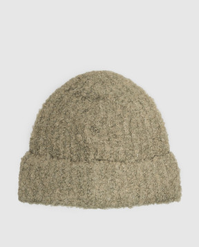 Maison Margiela MM6 Зеленая шапка с нашивкой S62TB0009M13342