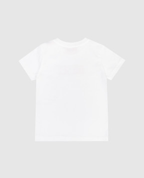 Diesel Дитяча біла футболка з принтом логотипа K0081500YI9