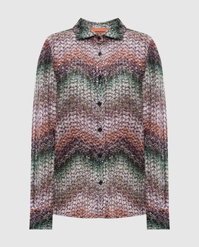Missoni Блуза в узор с пайетками DS26SJ0ZBC0065
