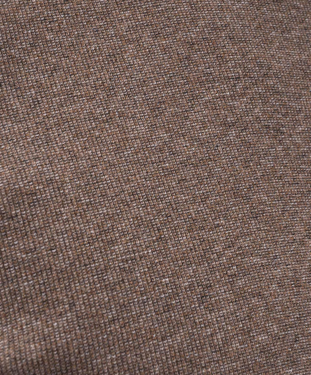 Brunello Cucinelli Коричнева футболка MM8511336 зображення 5