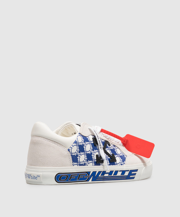 Off-White Комбинированные кроссовки M-Vulc Low цвета айвори OF06006101 изображение 3