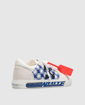 Off-White Комбіновані кросівки M-Vulc Low кольору айворі OF06006101