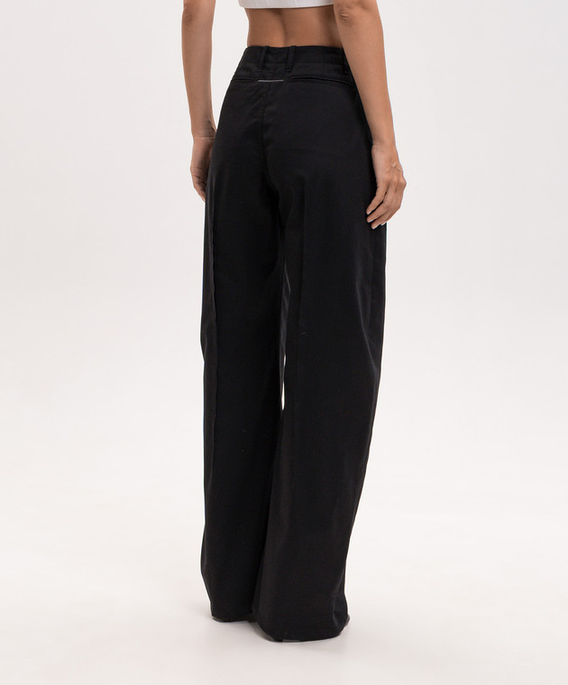 Maison Margiela MM6 Черные штаны S52KA0582M36019 изображение 4