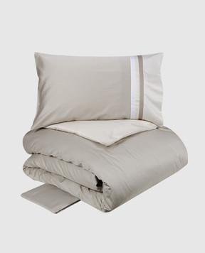 Fazzini Сірий сатиновий комплект постільної білизни KUBRIC KBCCOCO240X220Q7