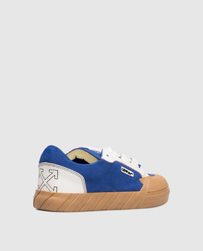 Off-White Синие замшевые кеды Vulc779 OMIA296F25LEA001