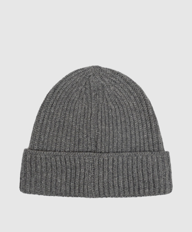 Doriani Cashmere Серая шапка из кашемира 142B10 изображение 3