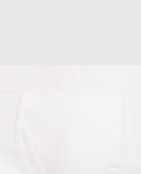 Tom Ford Білі труси-боксери з візерунком логотипа T4LC32040