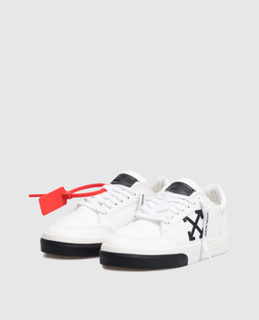 Off-White Білі шкіряні кросівки Vulcanized W288C9L002