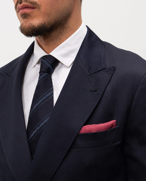 Brunello Cucinelli Двостороння хустка-паше із шовку MX8650091