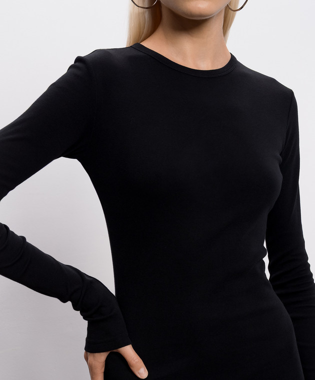 Ann Demeulemeester Черное платье макси Jesse B0011347FA045 изображение 4