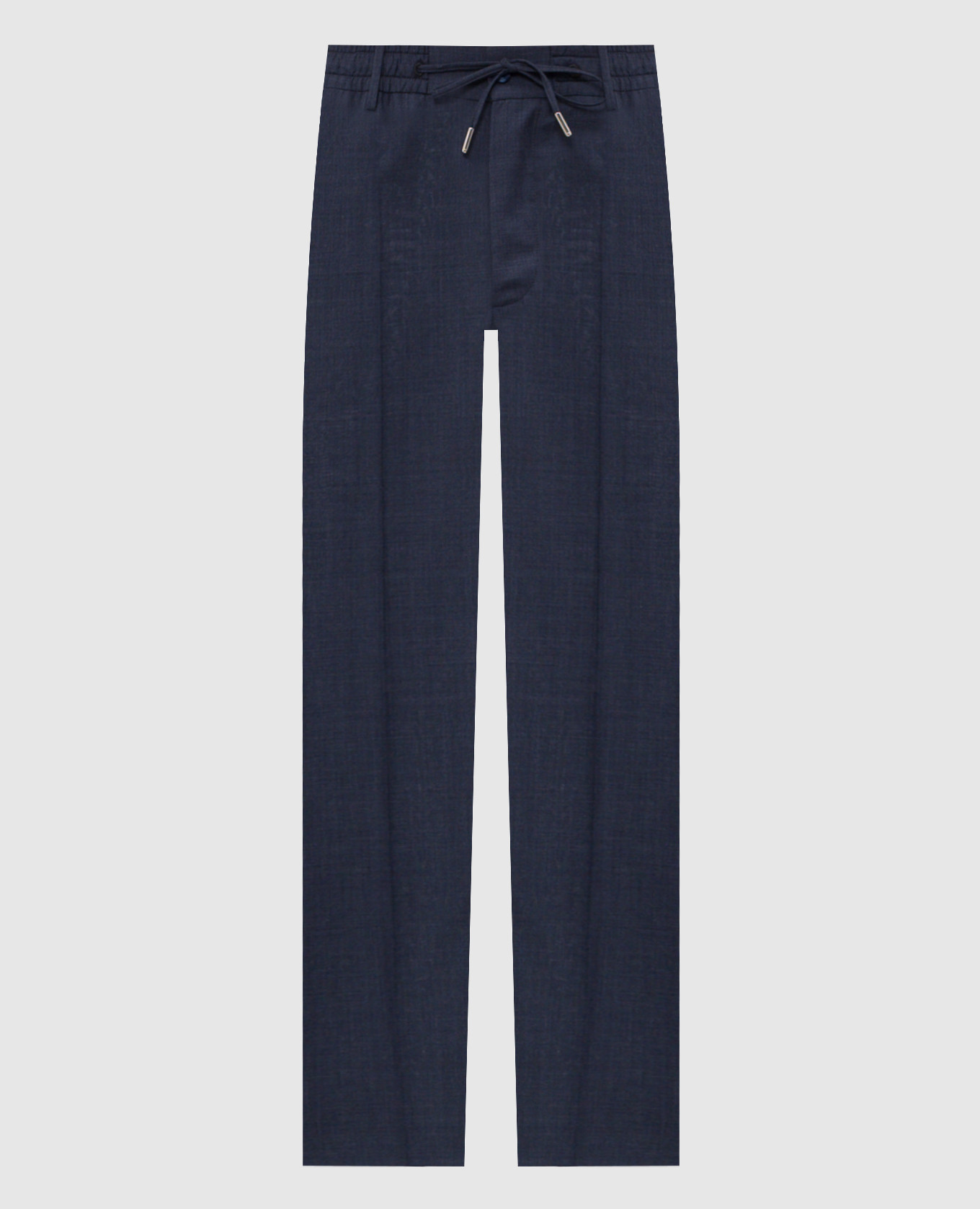 Синие брюки New Elton из шерсти