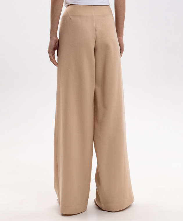 Ermanno Scervino Бежеві штани з вовни D492P362XQQ зображення 4