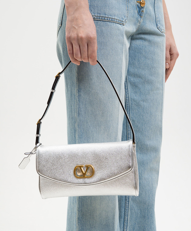 Valentino шкіряний клатч DeVain 8W0B0T31NVB зображення 2