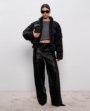 Alexander Wang Чорні шкіряні штани 1WC4254913