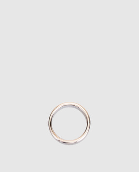 Maison Margiela MM6 Срібляста каблучка з гравіюванням логотипа SM6UQ0057P6469