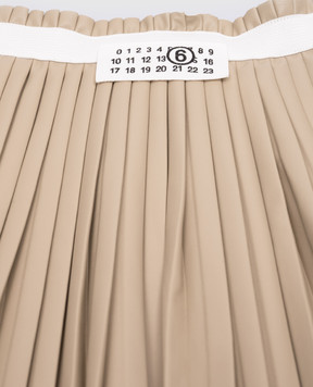 Maison Margiela MM6 Дитяча бежева спідниця-плісе M60999MM07F