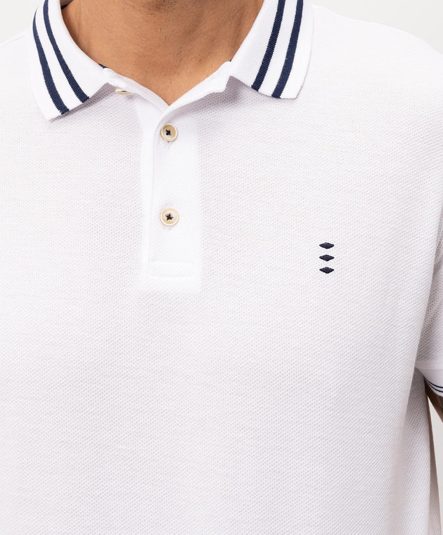 Florentino Біле поло 126770610650 зображення 5