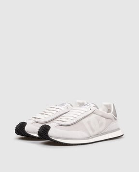 Dolce&Gabbana Серые комбинированные кроссовки DG CUSHION CS2288A3D42