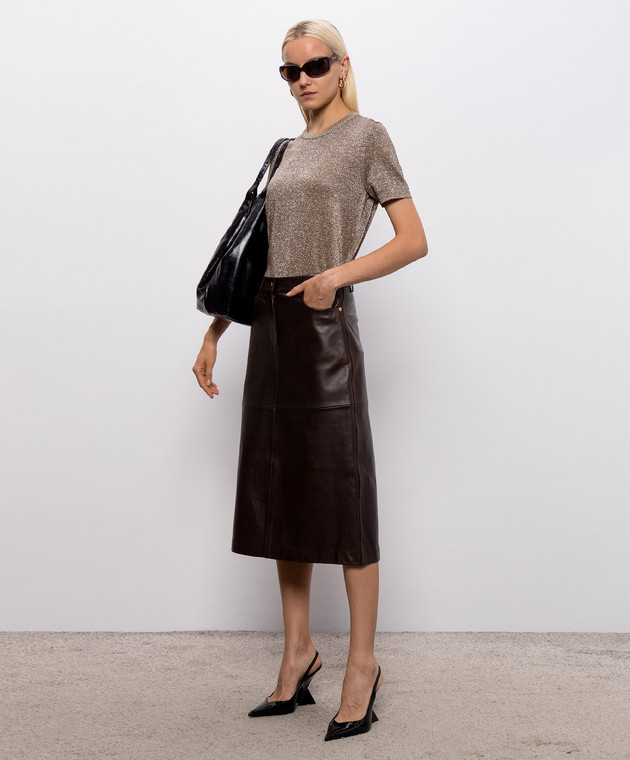 Missoni Бежева футболка з люрексом DC26SN02BK01H3 зображення 2