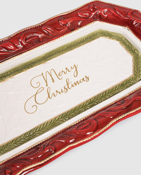 Fitz&Floyd Керамічне блюдо для хліба Merry Christmas 24012