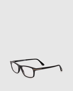 Tom Ford Черная оправа для очков с монограммой FT6119B
