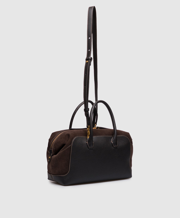 Gianni Chiarini Кожаная сумка-боулер Gemma BS12241COMMGRNCM изображение 3