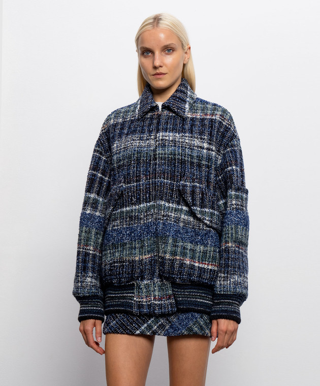 Missoni Синяя куртка с шерстью DS26WC06BC006I изображение 3