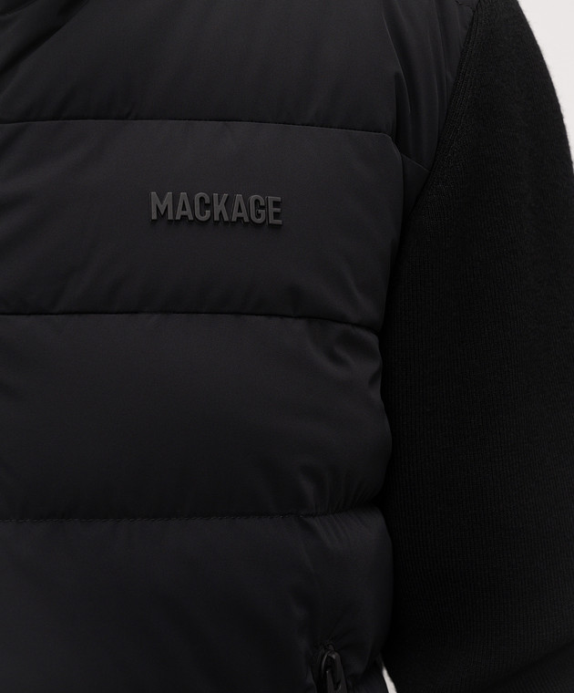 Mackage Черная комбинированная куртка HANEYCITYZZ изображение 5