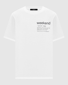 Max Mara Weekend Белая футболка TENUE WKDTENUE