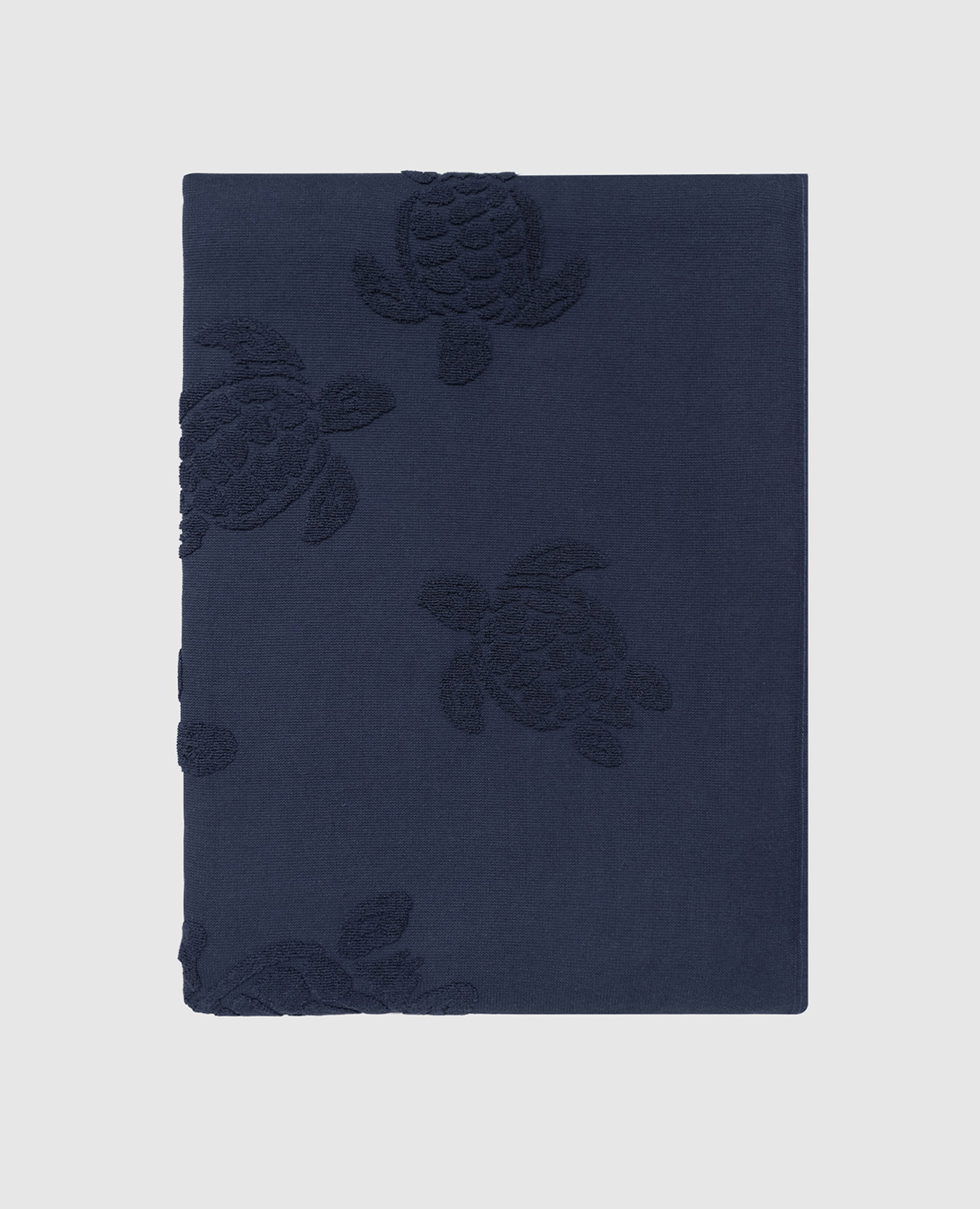 

Синее махровое пляжное полотенце с узором, Синий, Полотенца