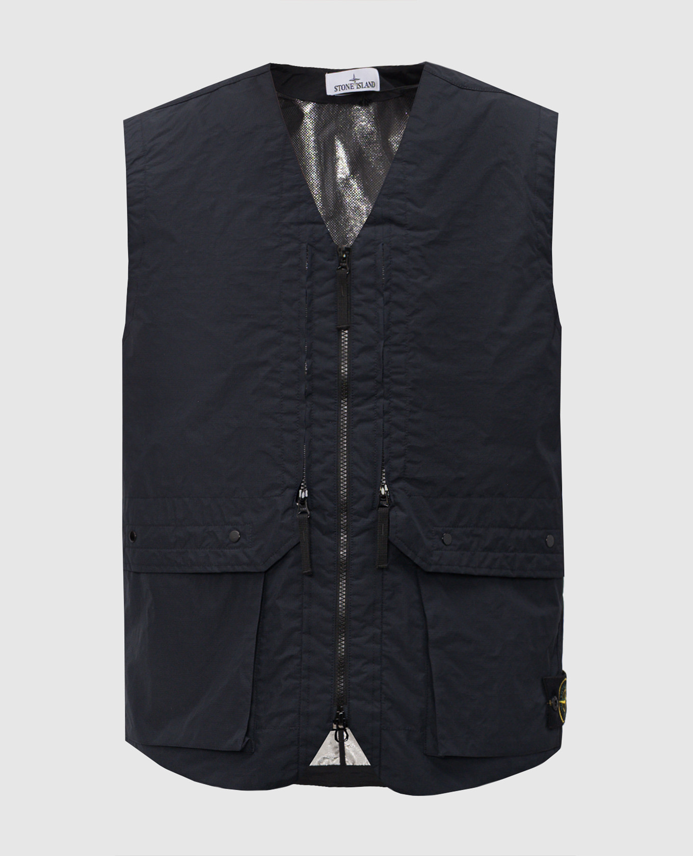 

Синий жилет Metal Lamina Poly, Верхняя одежда