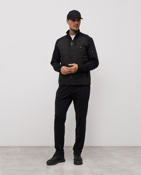 Stefano Ricci Черные спортивные брюки с эмблемой M6T54R0020PAEA1T