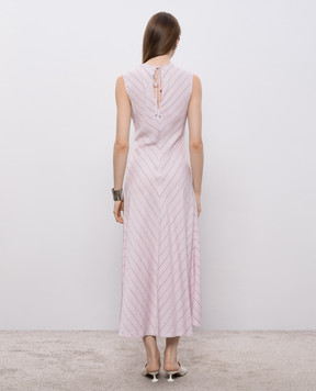 PROENZA SCHOULER Рожева сукня Jessi в смужку WL2613606BY367