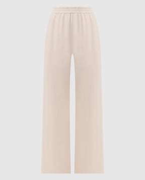 Valentino Бежеві штани із шовку 8B3RB7451MM