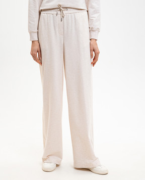 Peserico Бежевые меланжевые спортивные штаны A04590J02379E