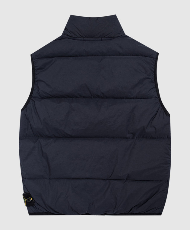 Stone Island Дитячий синій пуховий жилет L2S16G100001S002814 зображення 2
