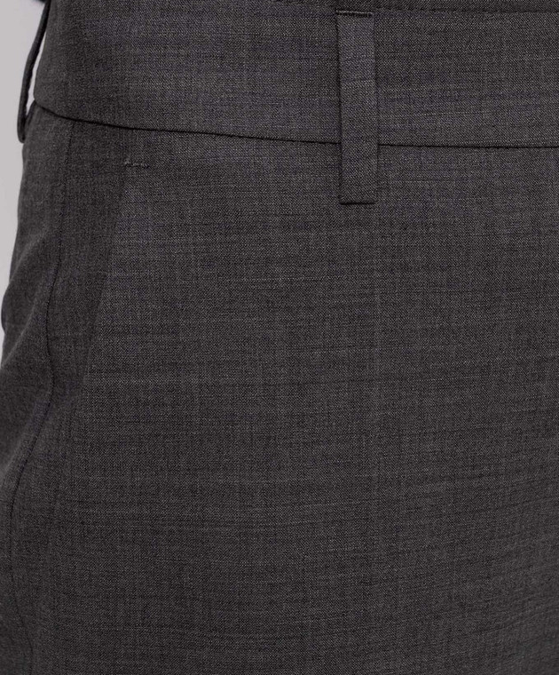 Brunello Cucinelli Сірі штани з вовною M0W07P8584 зображення 5