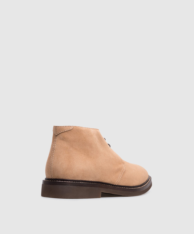 Brunello Cucinelli Бежевые замшевые дезерты Chukka MZUSOLE817 изображение 3