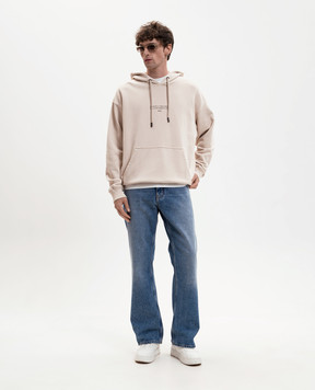 Off-White Бежеве худі 44MBB085S26F009