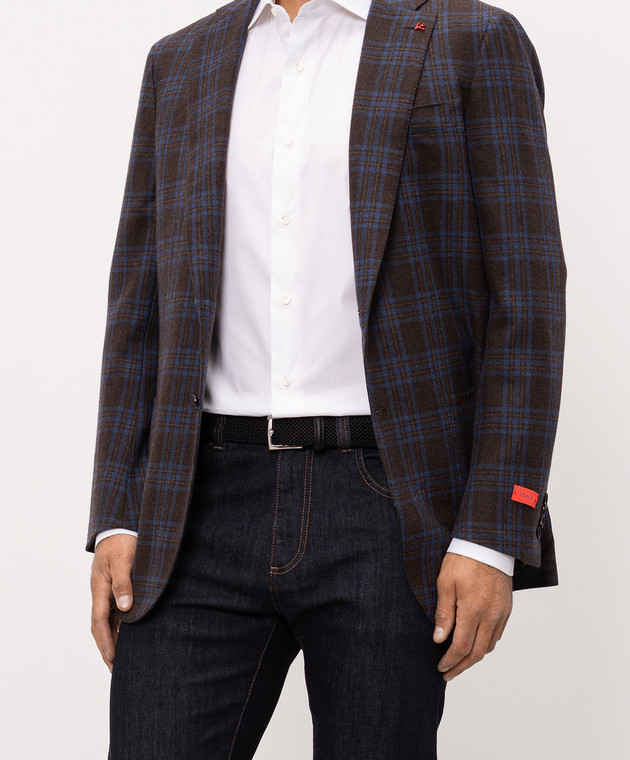 Kiton Чорний ремінь з плетінням USC3601N01487 зображення 2