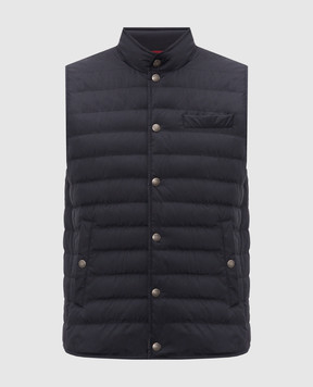 Brunello Cucinelli Синий пуховый жилет MV4081711