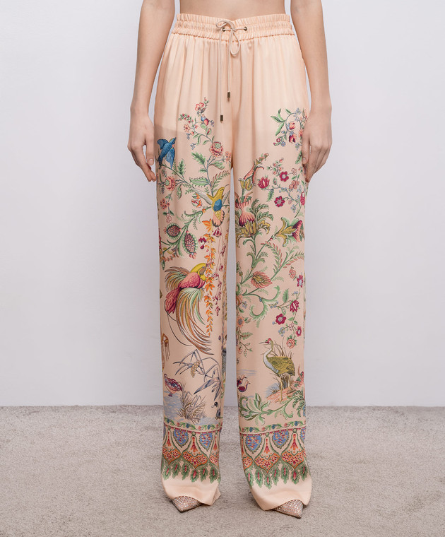 Etro Рожеві штани в квітковий принт WREA007299SPSI6 зображення 3